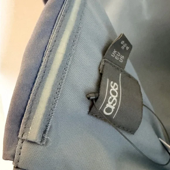 ASOS Maternity Gray Floral Waist Midi Dress Size 4 NWT - Picture 6 of 11